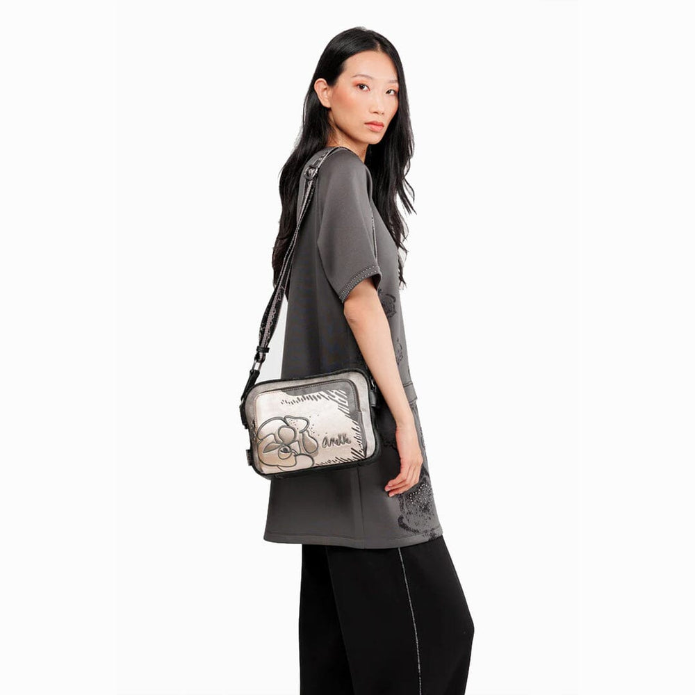 Mala tiracolo c/ 2 compartimentos para Senhora Anekke Nature Koko 