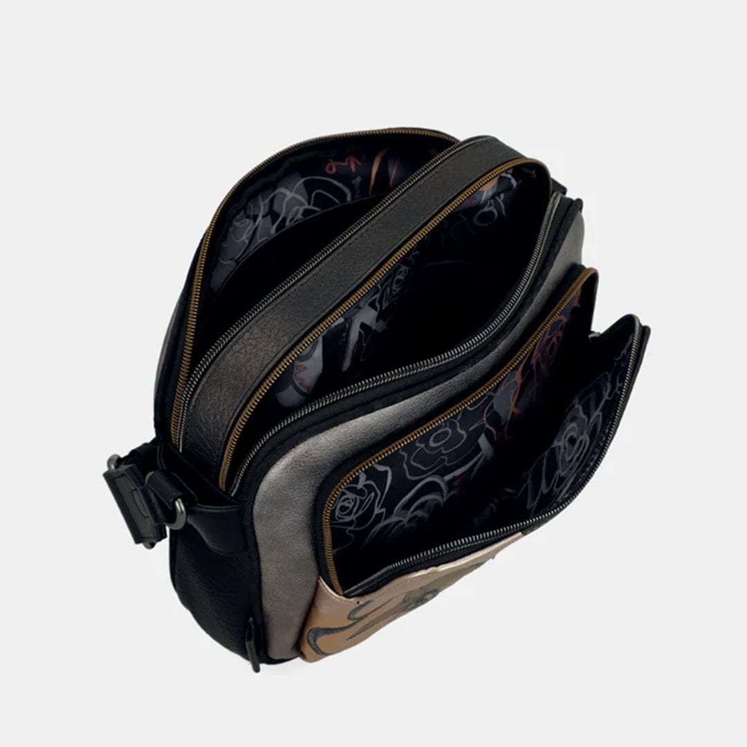 Mala tiracolo c/ 2 compartimentos para Senhora Anekke Nature Koko 