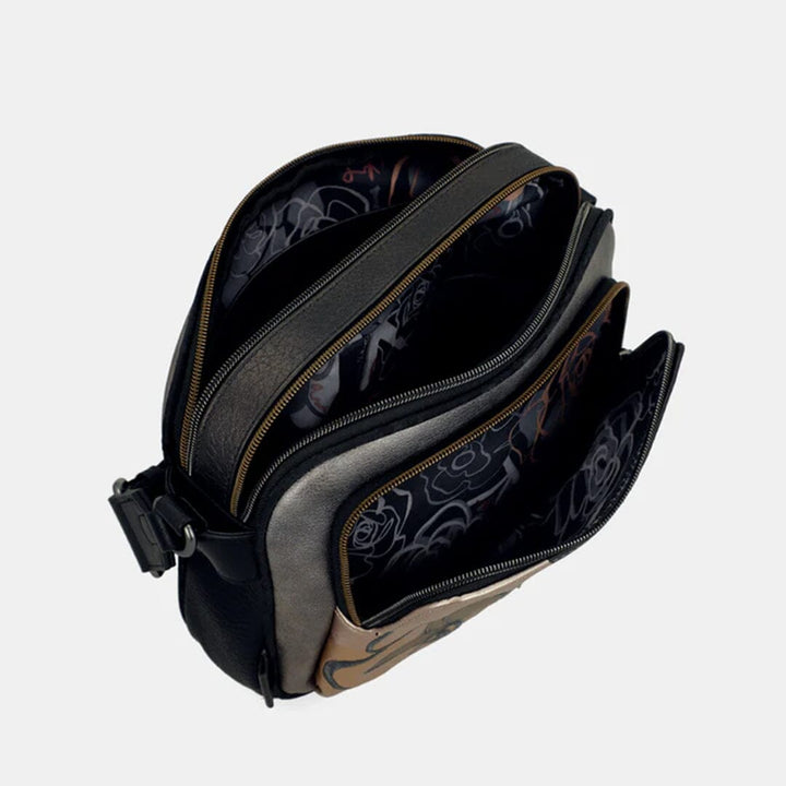 Mala tiracolo c/ 2 compartimentos para Senhora Anekke Nature Koko 