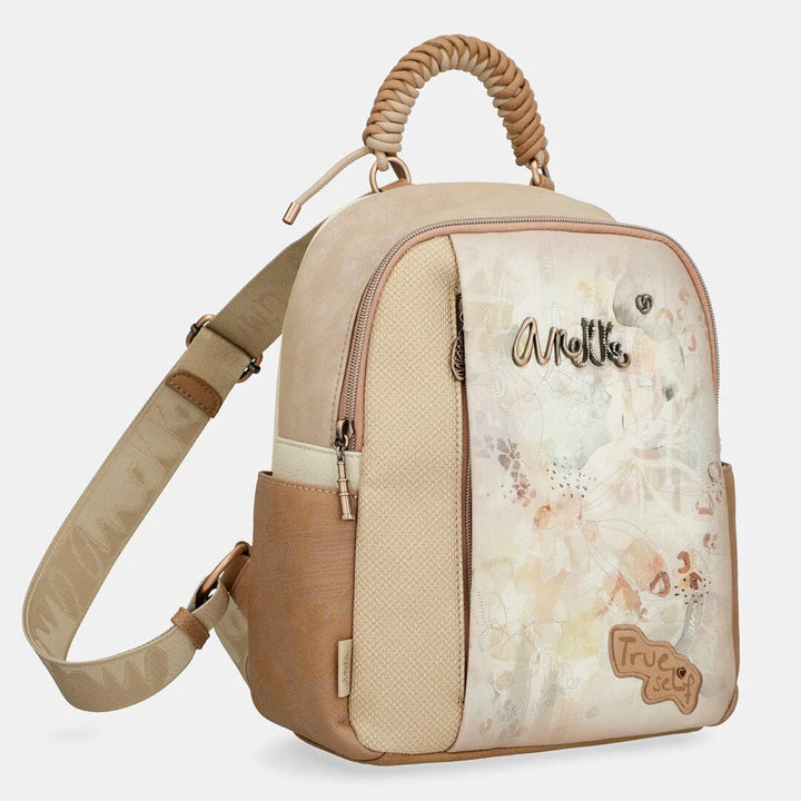 Mochila Anekke Memories p/ Senhora Bege 