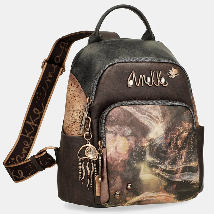 Mochila Antirroubo Anekke Dreamverse Land p/ Senhora Castanha 