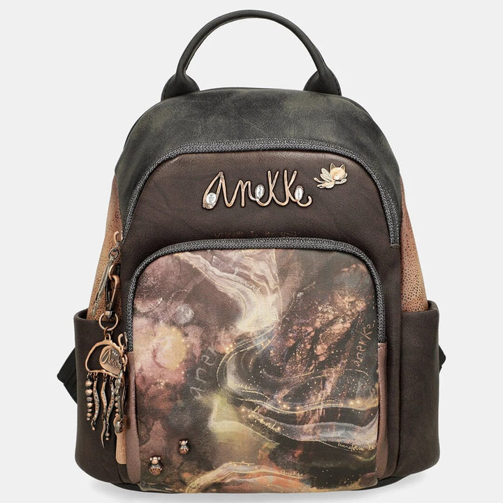 Mochila Antirroubo Anekke Dreamverse Land p/ Senhora Castanha 