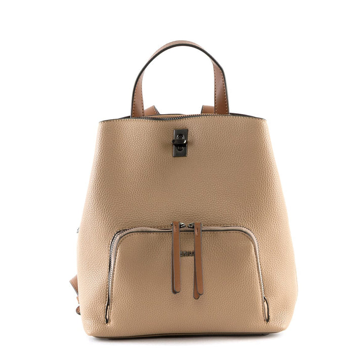 Mochila com 3 compartimentos Erium para Senhora Taupe 