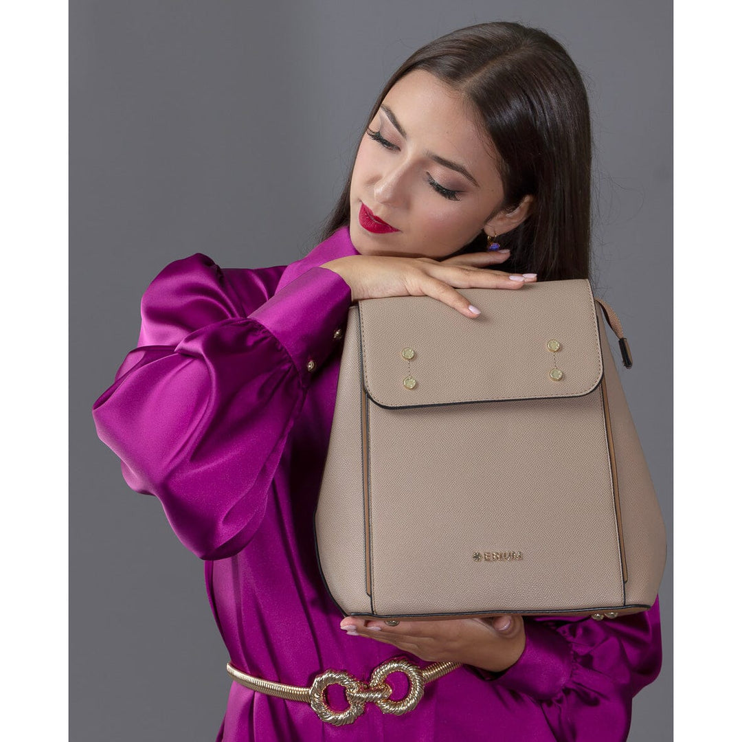 Mochila Erium p/ Senhora Taupe 