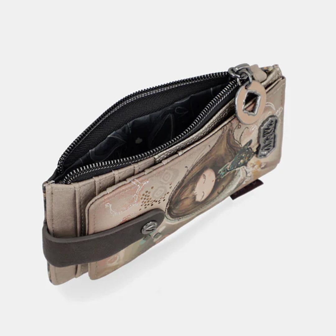 Porta-cartões Anekke Real p/ Senhora Taupe 