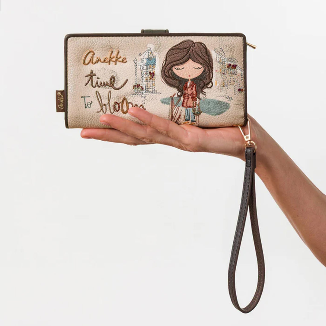Carteira grande com Rfid para Senhora Anekke Tulip