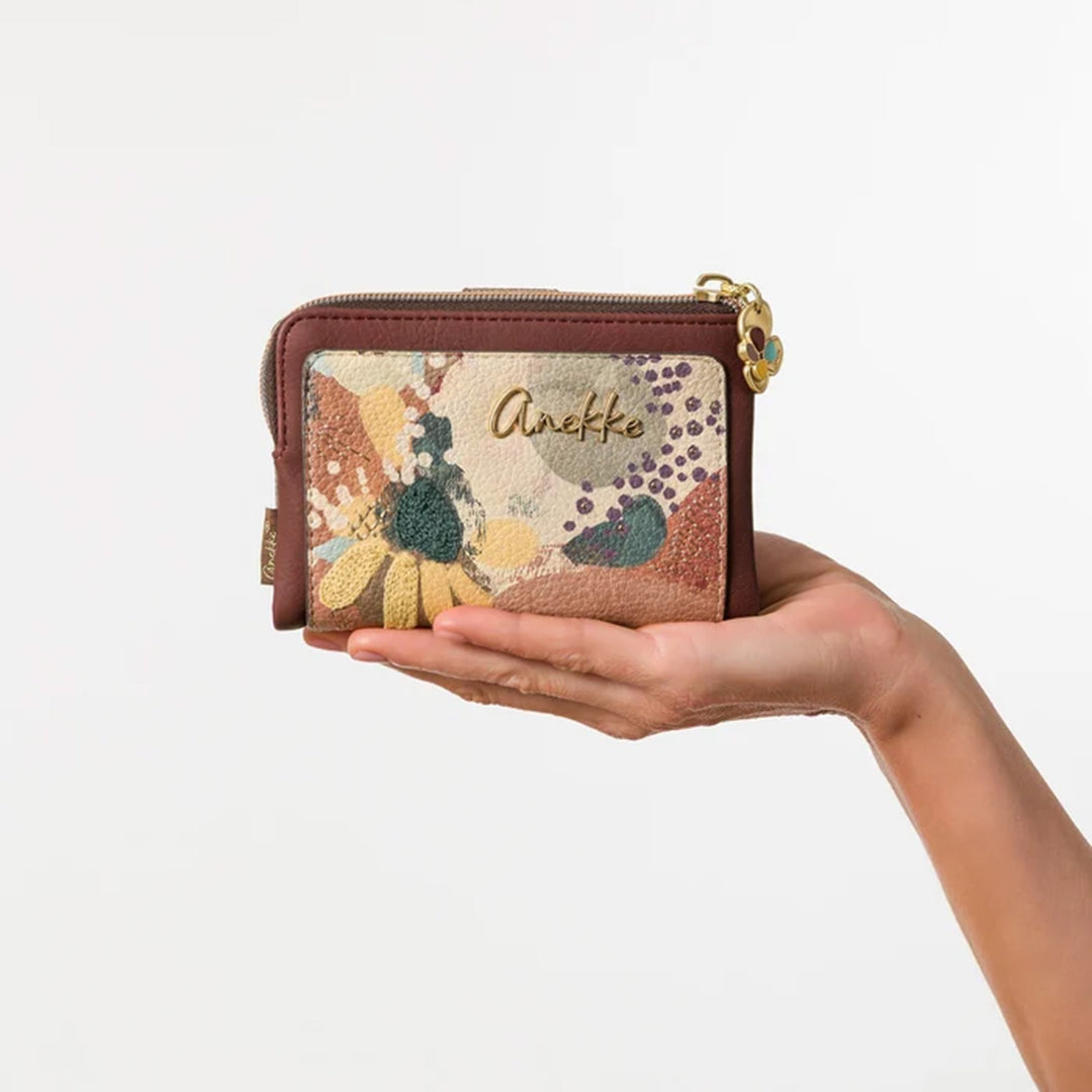 Carteira média flexível com Rfid para Senhora Anekke  Blossom