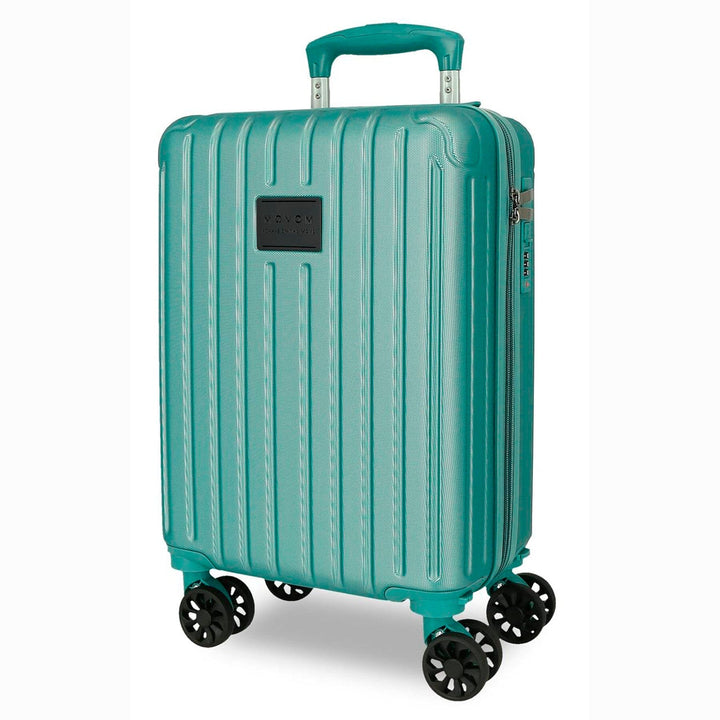 Trolley Low Cost 40cm com 4 rodas duplas Movom Turquesa 