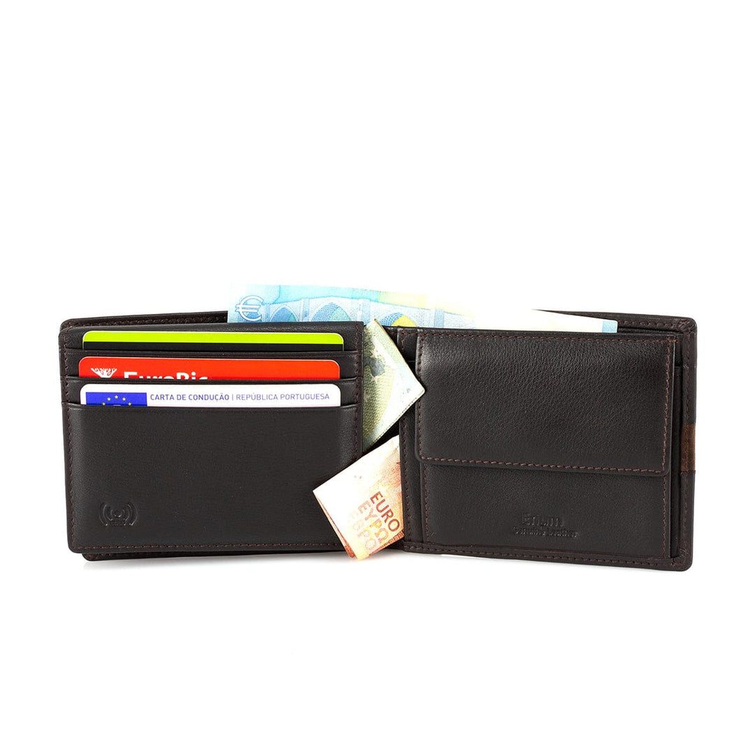 Carteira Erium 1999 para Homem Castanha 