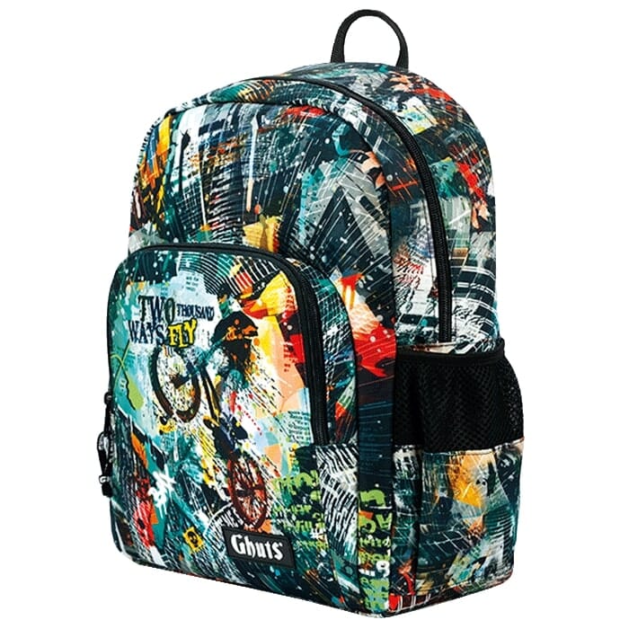 Mochila escolar Ghuts Prince FLybike p/ Rapaz multicor 
