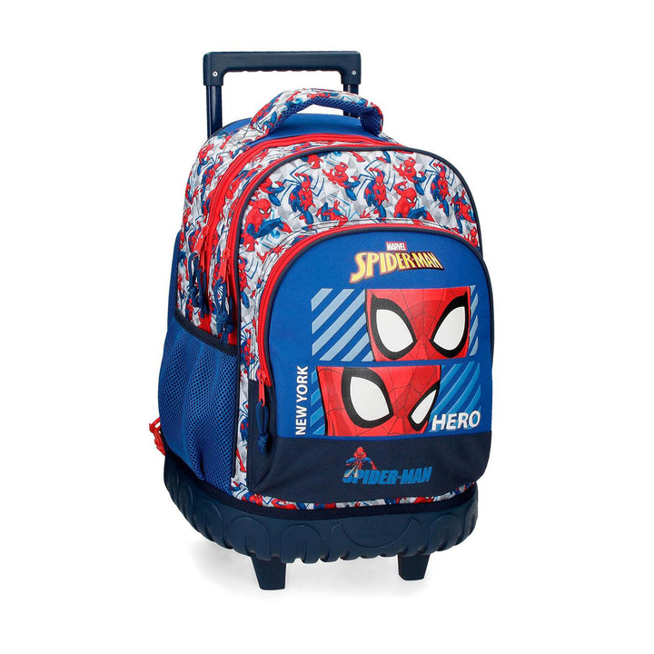 Spider-Man Mochila com rodas Azul